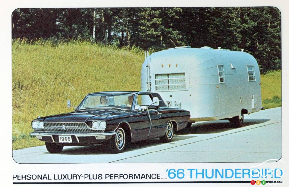 Publicité pour la Ford Thunderbird 1966
